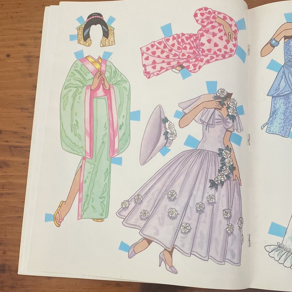 Vintage deluxe paper doll book Miss America beauty pageant uncut new - Picture 6 of 12